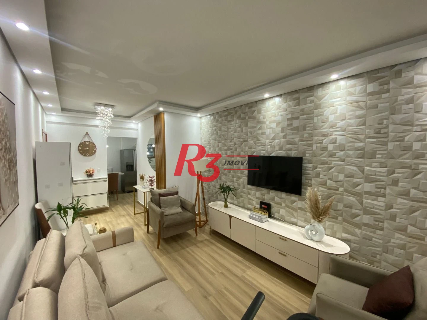 Apartamento com 2 dormitórios à venda, 100 m² por R$ 690.000,00 - Marapé - Santos/SP