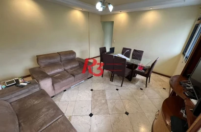 Apartamento à venda, 122 m² por R$ 742.000,00 - Campo Grande - Santos/SP
