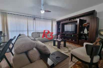 Apartamento com 4 dormitórios à venda, 200 m² por R$ 1.330.000,00 - Embaré - Santos/SP