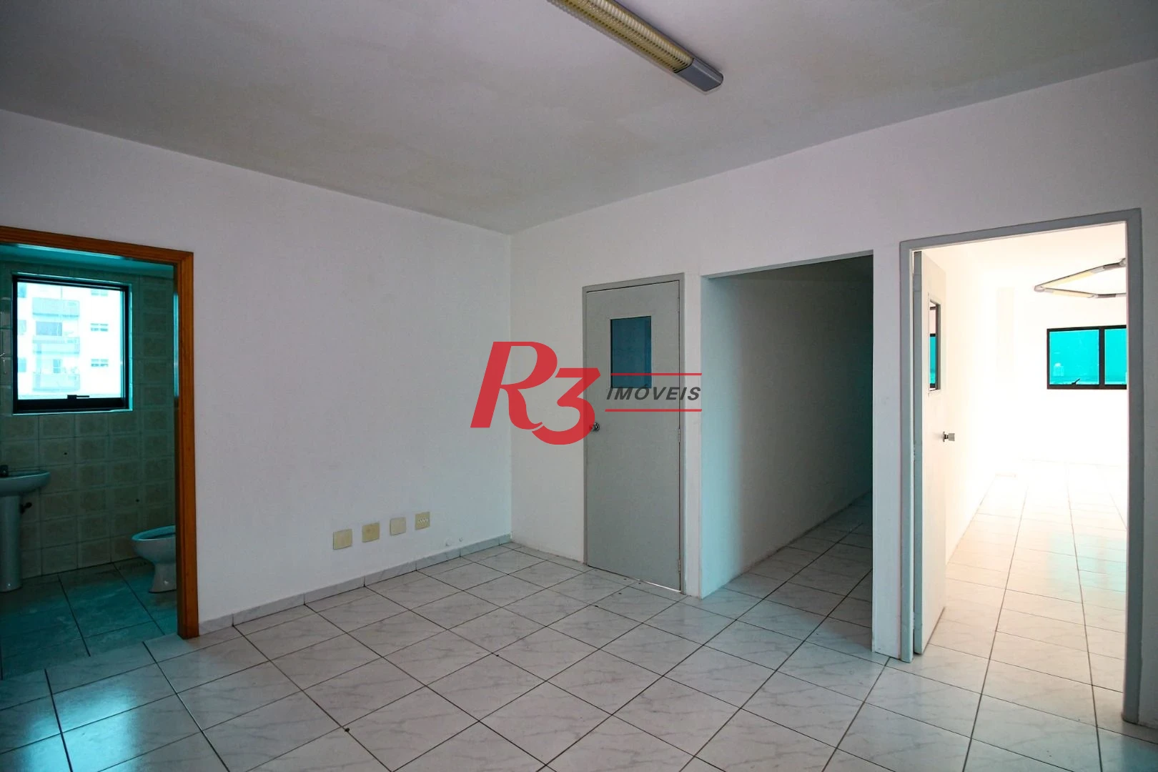 Sala para alugar, 115 m² por R$ 4.500,02/mês - Vila Mathias - Santos/SP