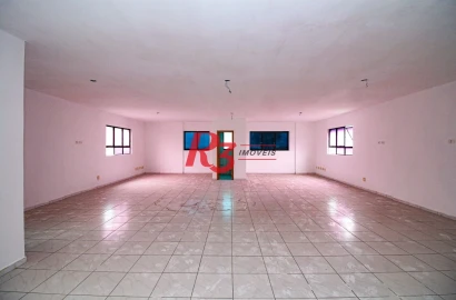 Sala para alugar, 115 m² por R$ 4.500,02/mês - Vila Mathias - Santos/SP
