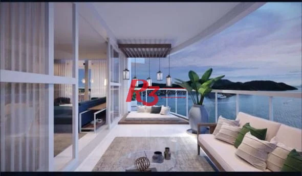Apartamento com 3 dormitórios à venda, 227 m² por R$ 4.300.000,00 - Ponta da Praia - Santos/SP