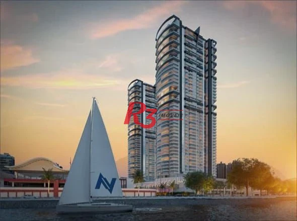 Apartamento com 3 dormitórios à venda, 227 m² por R$ 4.300.000,00 - Ponta da Praia - Santos/SP