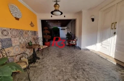 Casa com 5 dormitórios, 314 m² - venda por R$ 3.000.000,00 ou aluguel por R$ 16.000,00/mês - Boqueirão - Santos/SP