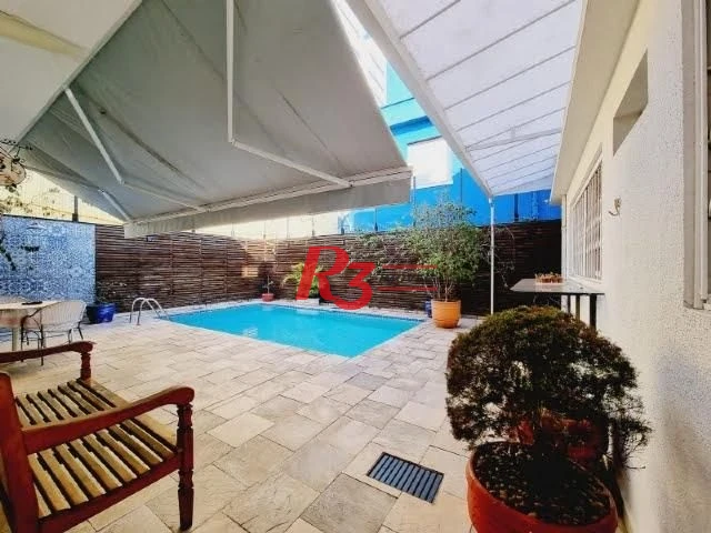 Casa com 5 dormitórios, 314 m² - venda por R$ 3.000.000,00 ou aluguel por R$ 16.000,00/mês - Boqueirão - Santos/SP