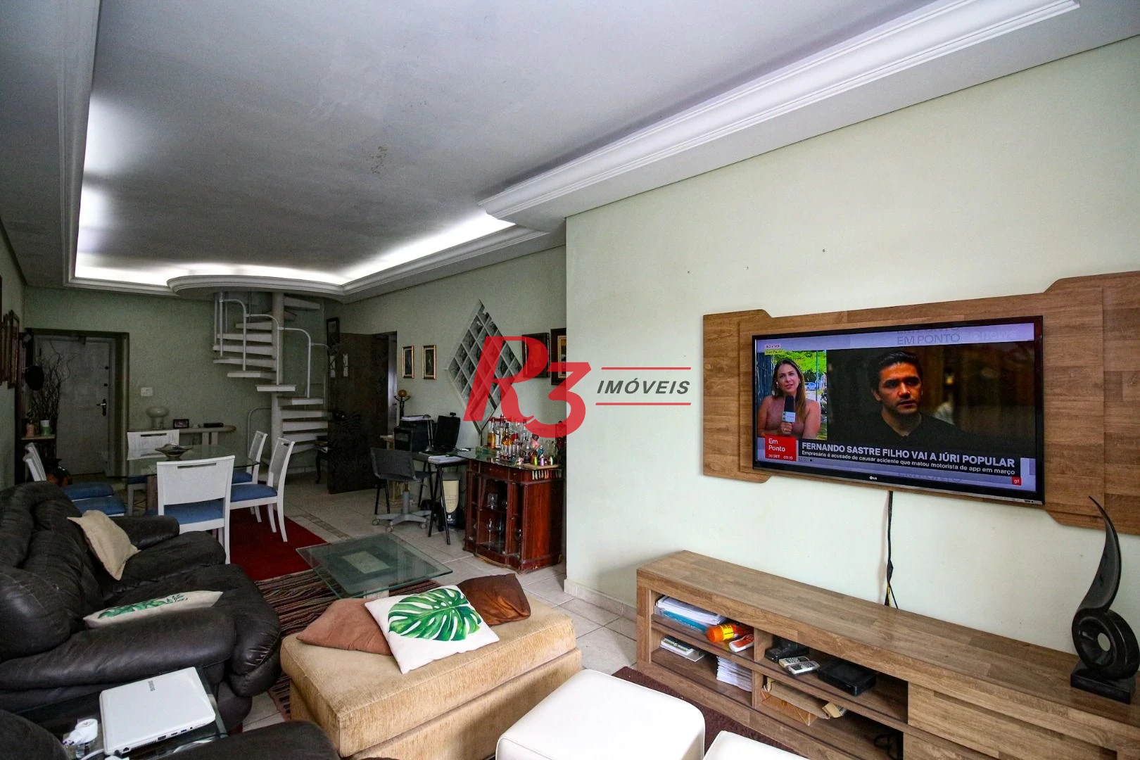 Cobertura com 3 dormitórios à venda, 250 m² por R$ 1.500.000,00 - Ponta da Praia - Santos/SP