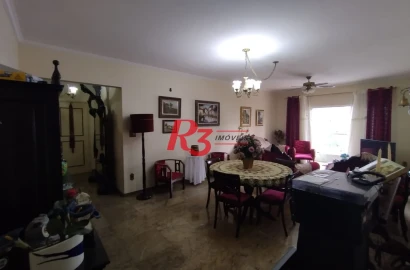 Apartamento com 3 dormitórios, 160 m² - venda por R$ 1.050.000,00 ou aluguel por R$ 7.500,00/mês - Ponta da Praia - Santos/SP