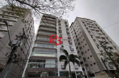 Apartamento à venda, 212 m² por R$ 1.290.000,00 - Aparecida - Santos/SP