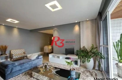 Apartamento à venda, 180 m² por R$ 2.660.000,00 - Aparecida - Santos/SP