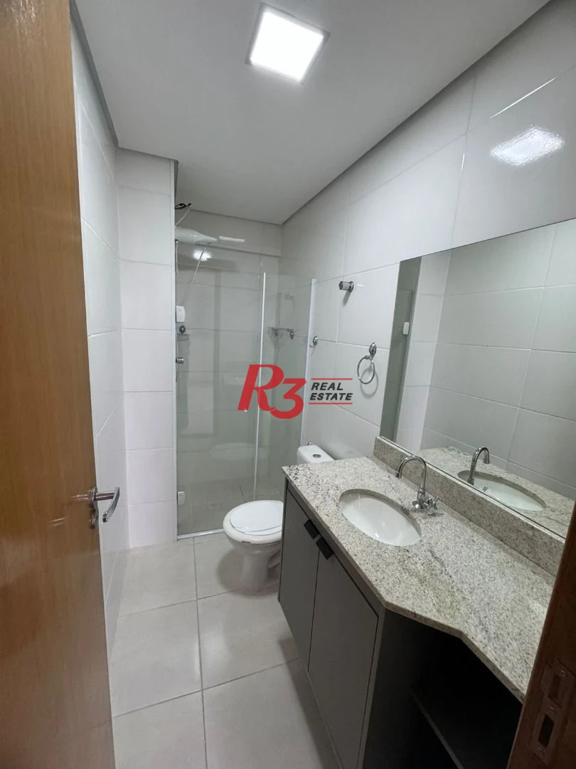 Apartamento com 2 dormitórios para alugar, 52 m² por R$ 3.500,00/mês - Macuco - Santos/SP