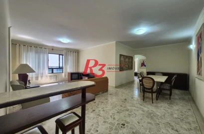 Apartamento com 3 dormitórios à venda, 150 m² por R$ 980.000,00 - Pompéia - Santos/SP