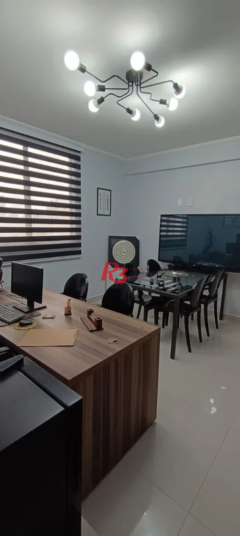 Sala à venda, 62 m² por R$ 375.000,00 - Ponta da Praia - Santos/SP