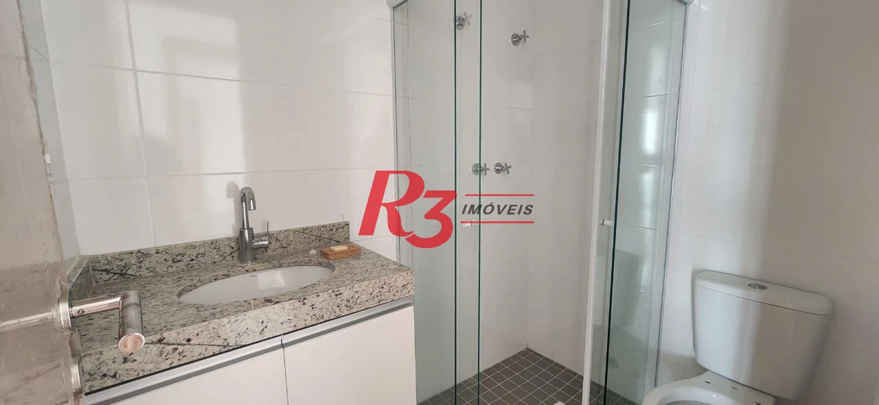 Apartamento para alugar, 77 m² - Ponta da Praia - Santos/SP