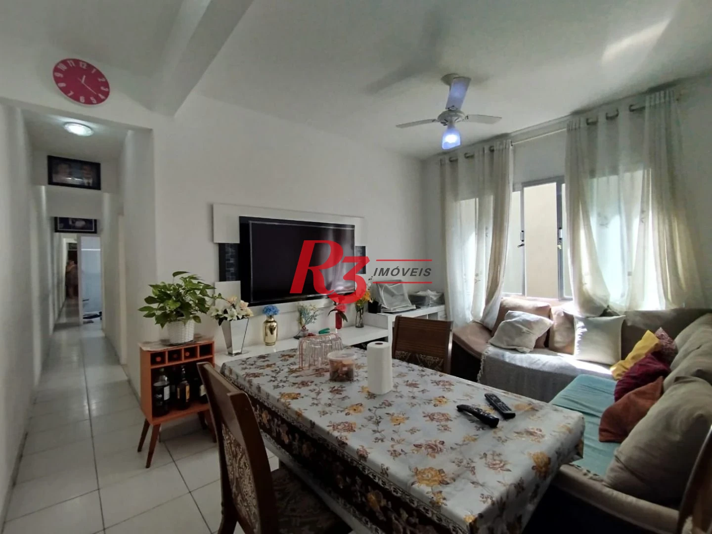 Apartamento com 3 dormitórios à venda, 68 m² por R$ 395.000,00 - Macuco - Santos/SP