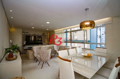 Apartamento à venda, 154 m² por R$ 1.500.000,00 - Boqueirão - Santos/SP