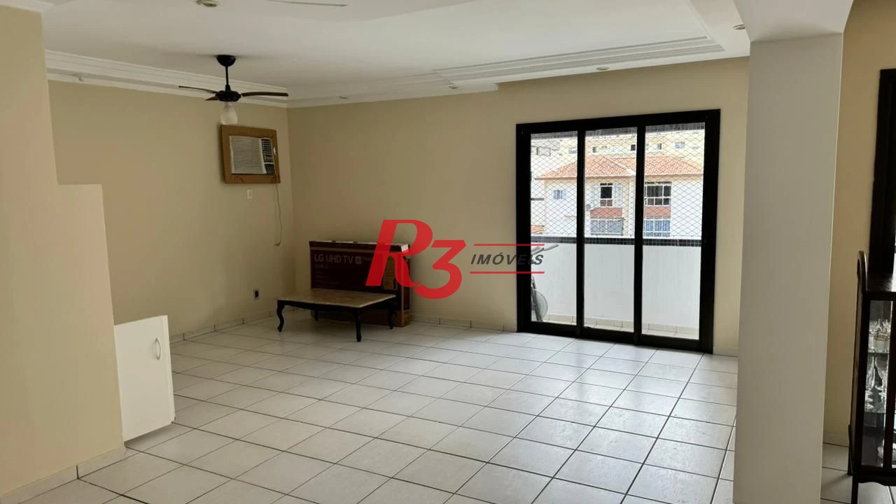 Apartamento com 3 dormitórios à venda, 200 m² por R$ 1.850.000,00 - Embaré - Santos/SP