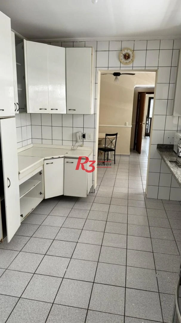 Apartamento com 3 dormitórios à venda, 200 m² por R$ 1.850.000,00 - Embaré - Santos/SP