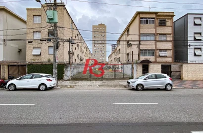 Terreno, 735 m² - venda por R$ 2.500.000,00 ou aluguel por R$ 25.000,00/mês - Aparecida - Santos/SP