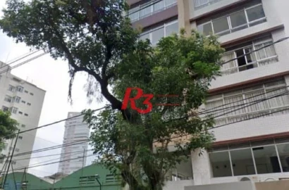 Apartamento com 3 dormitórios à venda, 142 m² por R$ 860.000,00 - Boqueirão - Santos/SP