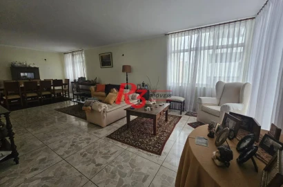 Apartamento com 3 dormitórios à venda, 190 m² por R$ 930.000,00 - Gonzaga - Santos/SP