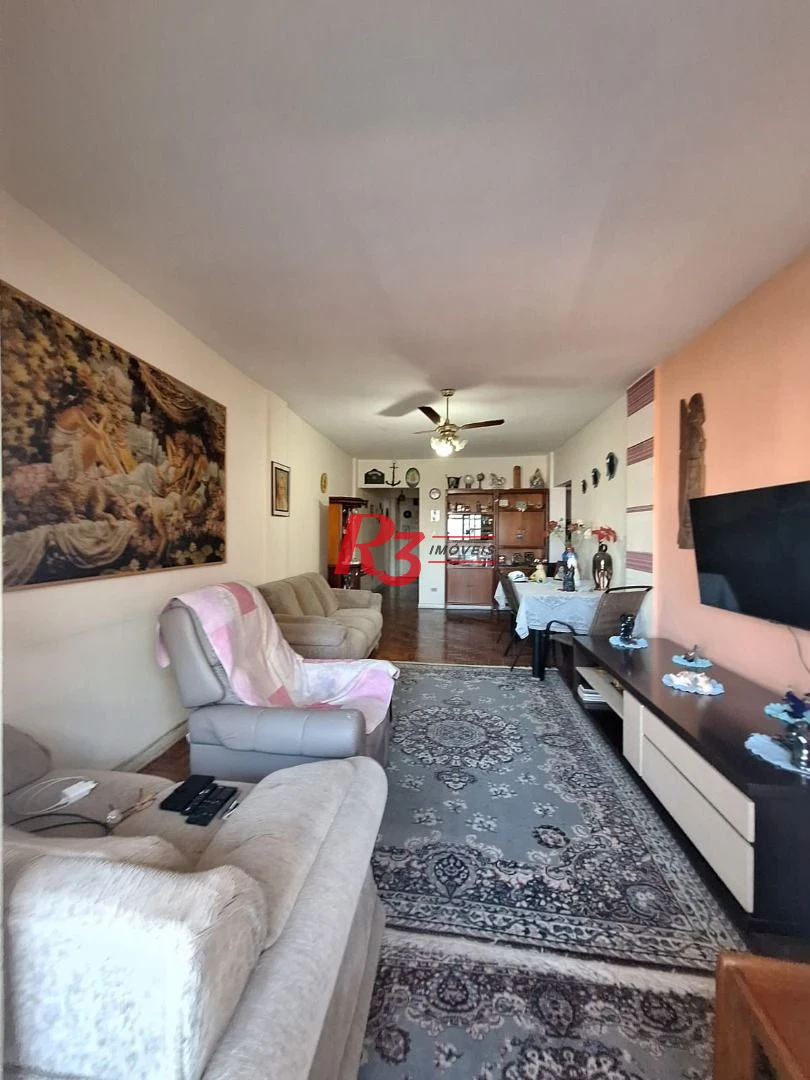 Apartamento com 3 dormitórios à venda, 125 m² por R$ 639.000,00 - Ponta da Praia - Santos/SP
