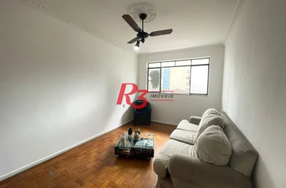Apartamento com 3 dormitórios à venda, 80 m² por R$ 490.000,00 - Gonzaga - Santos/SP