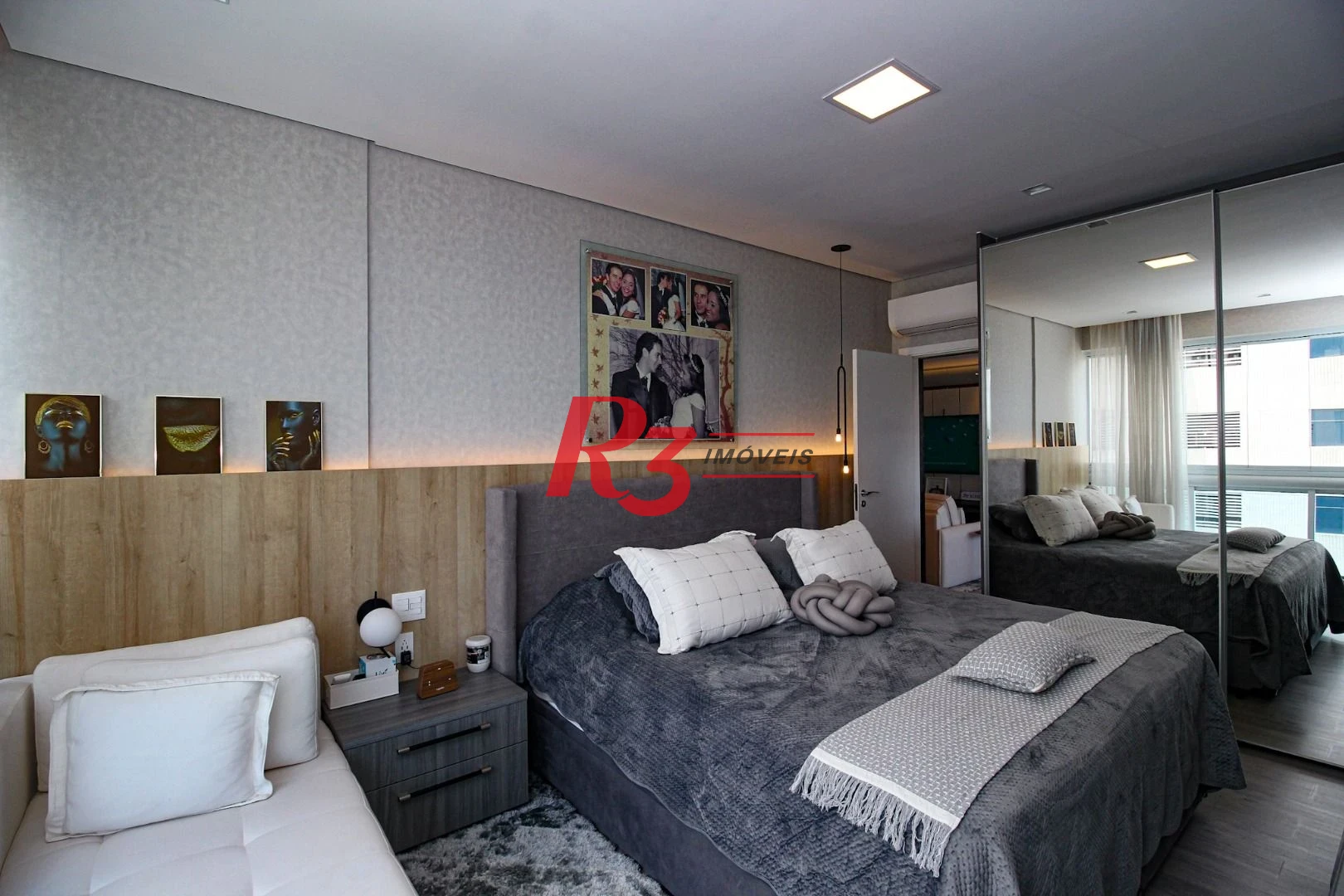 Apartamento com 1 dormitório à venda, 91 m² por R$ 2.380.000,00 - Aparecida - Santos/SP