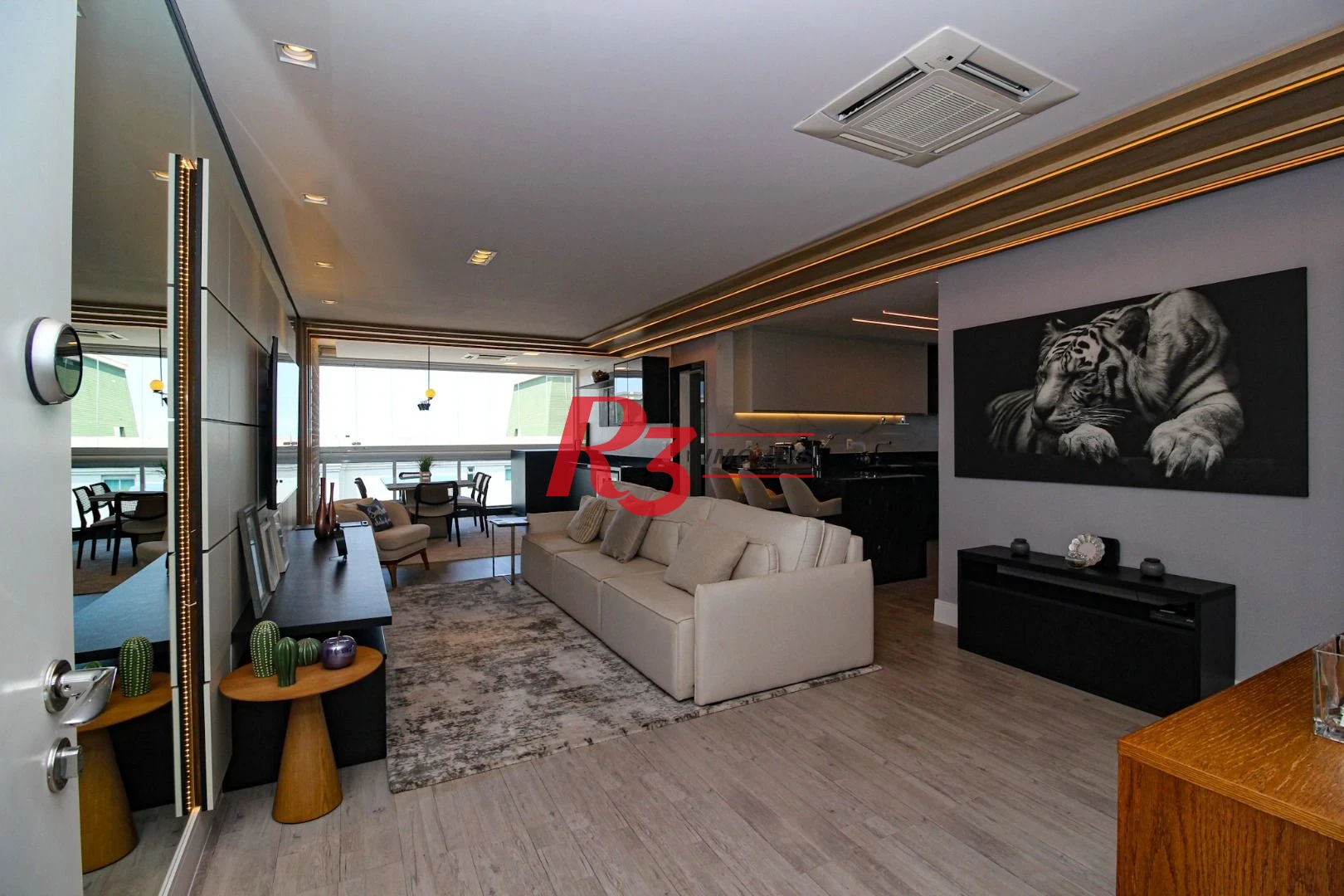 Apartamento com 1 dormitório à venda, 91 m² por R$ 2.380.000,00 - Aparecida - Santos/SP