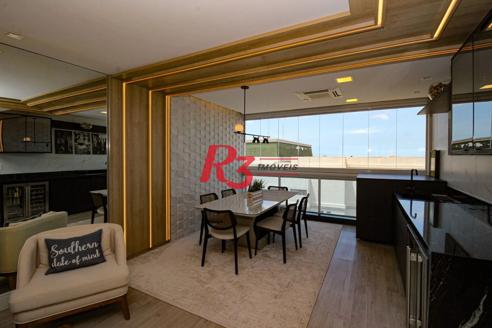 Apartamento com 1 dormitório à venda, 91 m² por R$ 2.380.000,00 - Aparecida - Santos/SP