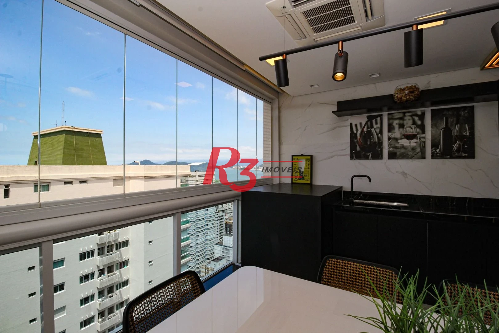 Apartamento com 1 dormitório à venda, 91 m² por R$ 2.380.000,00 - Aparecida - Santos/SP