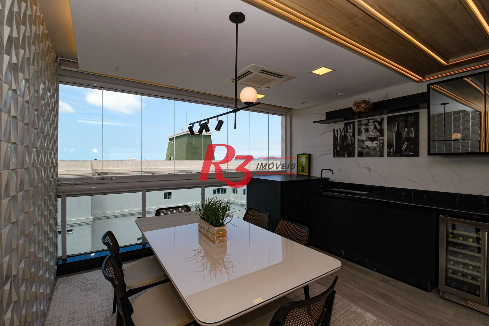 Apartamento com 1 dormitório à venda, 91 m² por R$ 2.380.000,00 - Aparecida - Santos/SP