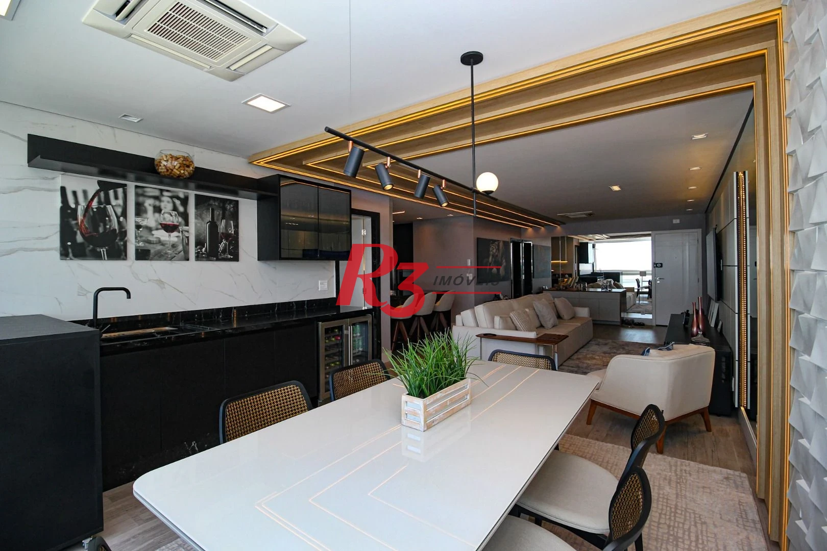 Apartamento com 1 dormitório à venda, 91 m² por R$ 2.380.000,00 - Aparecida - Santos/SP