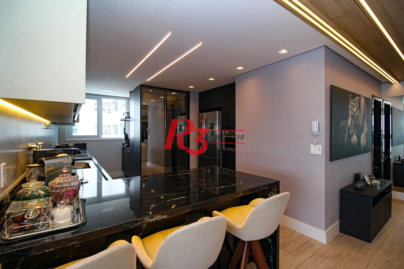 Apartamento com 1 dormitório à venda, 91 m² por R$ 2.380.000,00 - Aparecida - Santos/SP