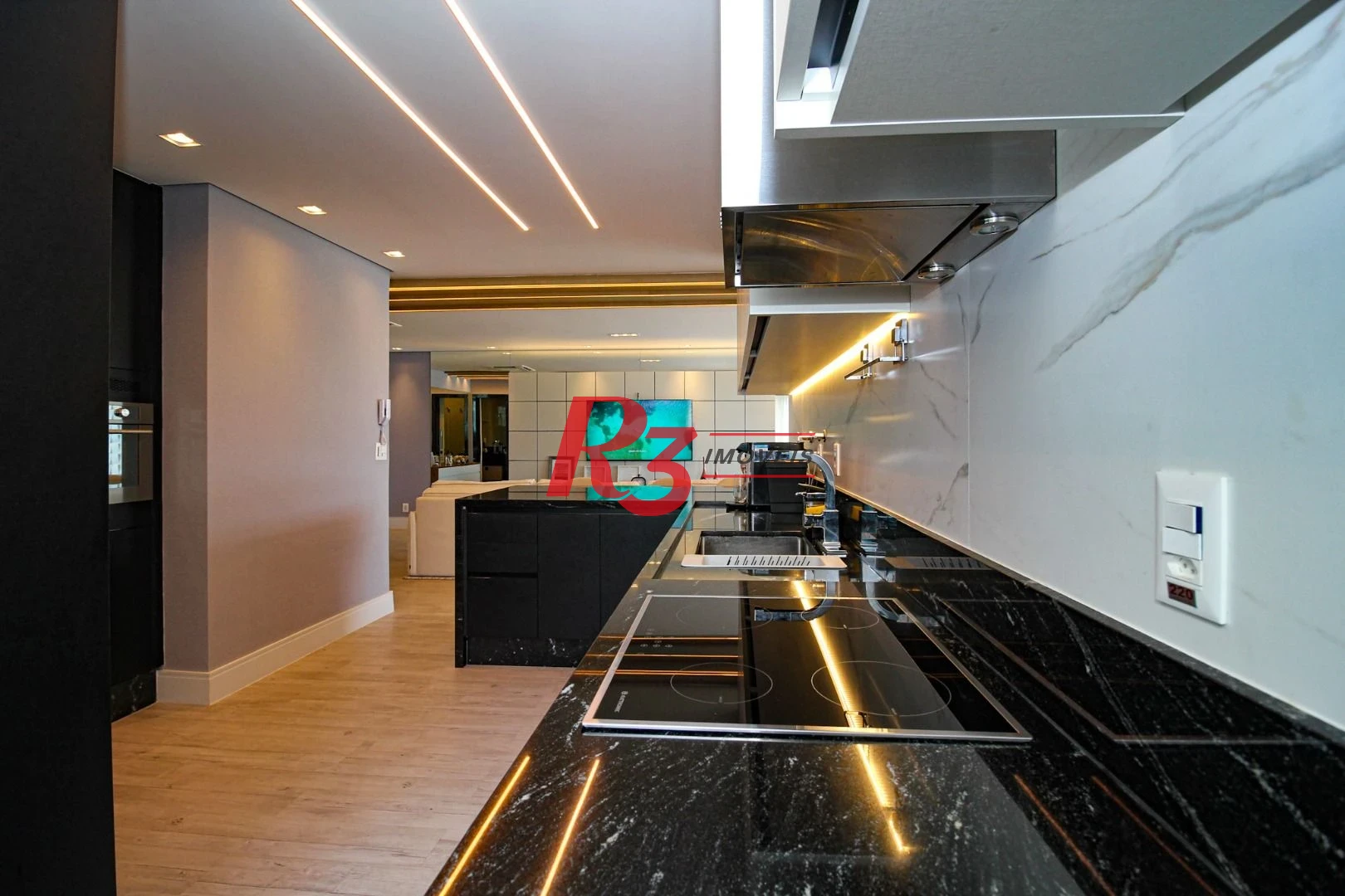 Apartamento com 1 dormitório à venda, 91 m² por R$ 2.380.000,00 - Aparecida - Santos/SP