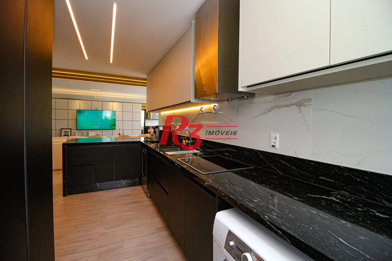 Apartamento com 1 dormitório à venda, 91 m² por R$ 2.380.000,00 - Aparecida - Santos/SP