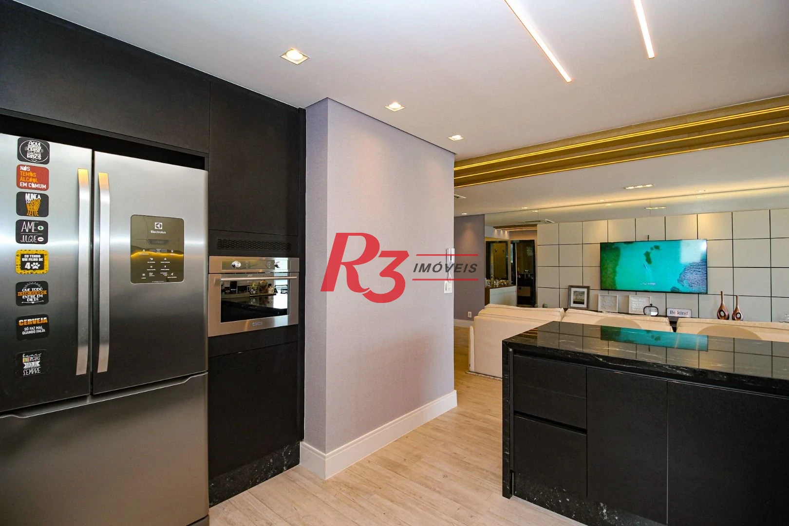 Apartamento com 1 dormitório à venda, 91 m² por R$ 2.380.000,00 - Aparecida - Santos/SP