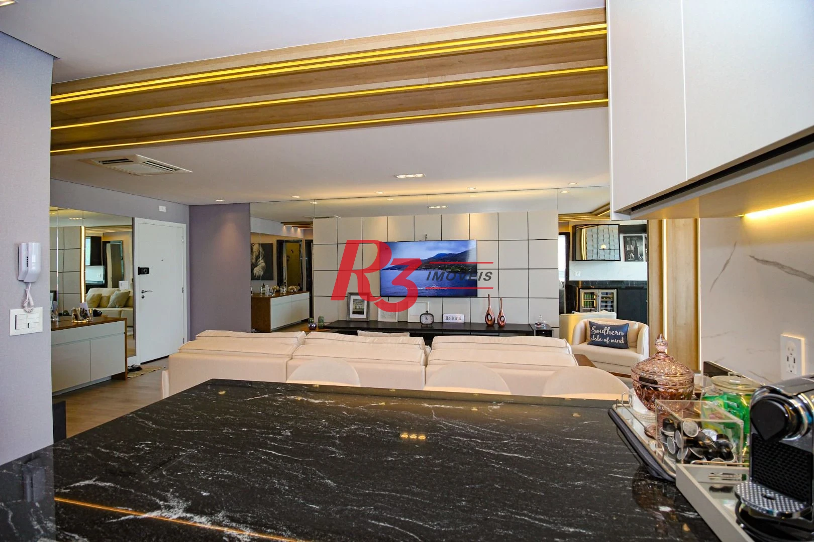Apartamento com 1 dormitório à venda, 91 m² por R$ 2.380.000,00 - Aparecida - Santos/SP