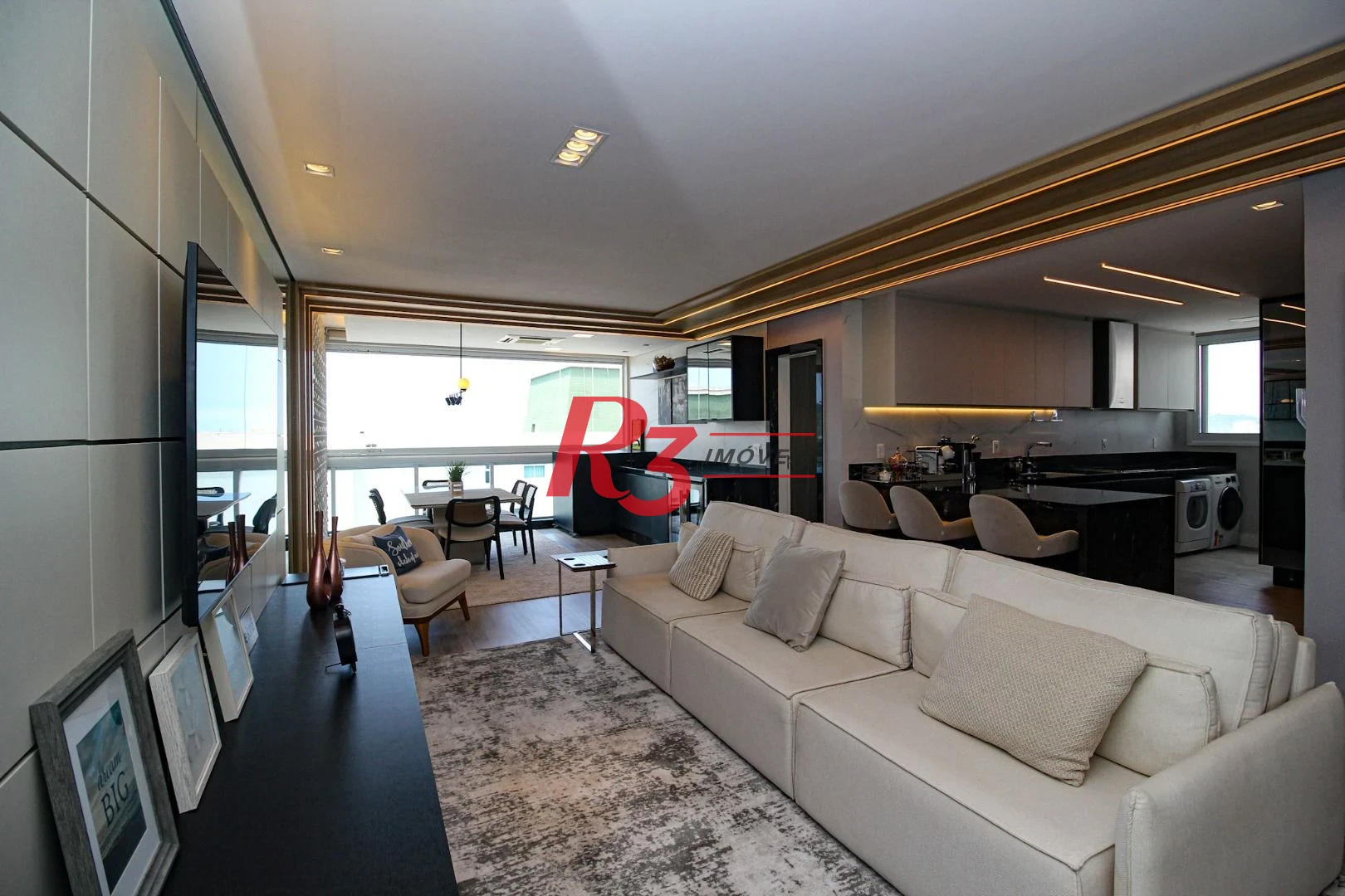 Apartamento com 1 dormitório à venda, 91 m² por R$ 2.380.000,00 - Aparecida - Santos/SP