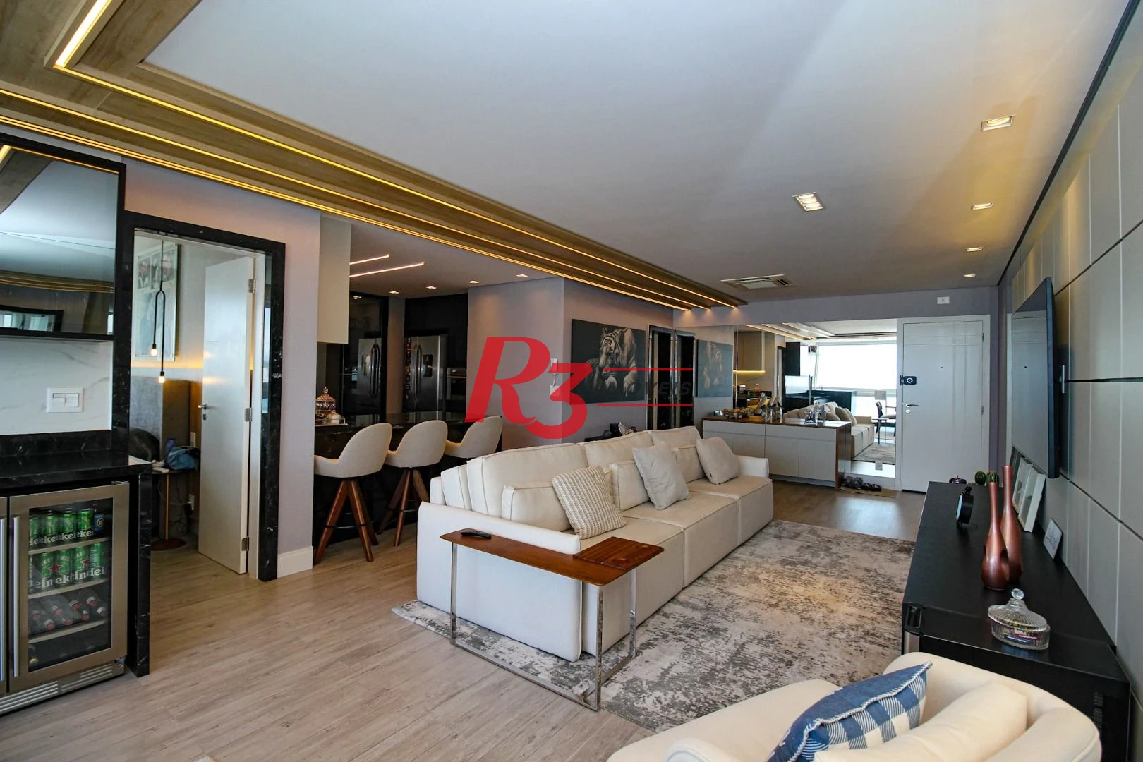 Apartamento com 1 dormitório à venda, 91 m² por R$ 2.380.000,00 - Aparecida - Santos/SP
