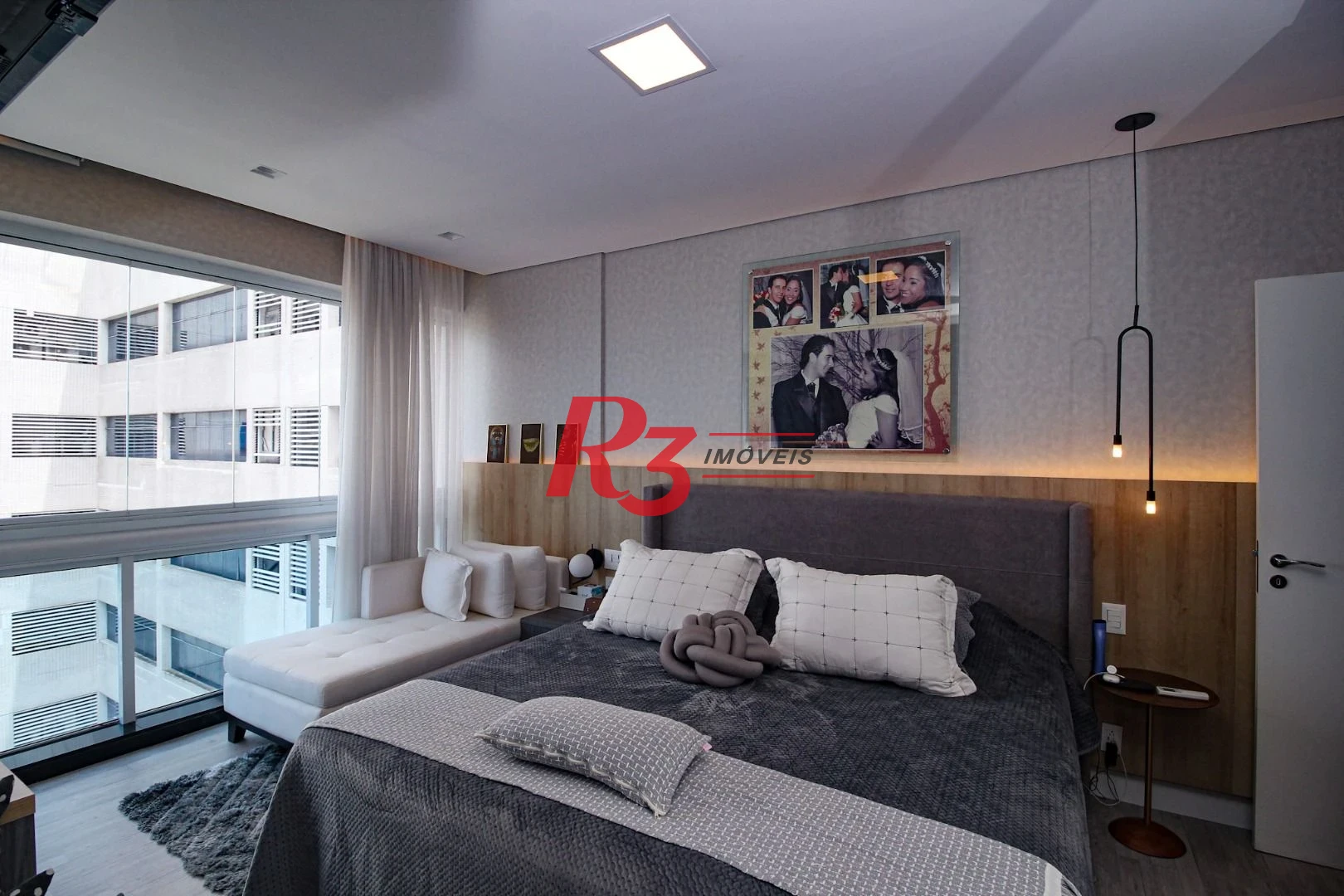 Apartamento com 1 dormitório à venda, 91 m² por R$ 2.380.000,00 - Aparecida - Santos/SP