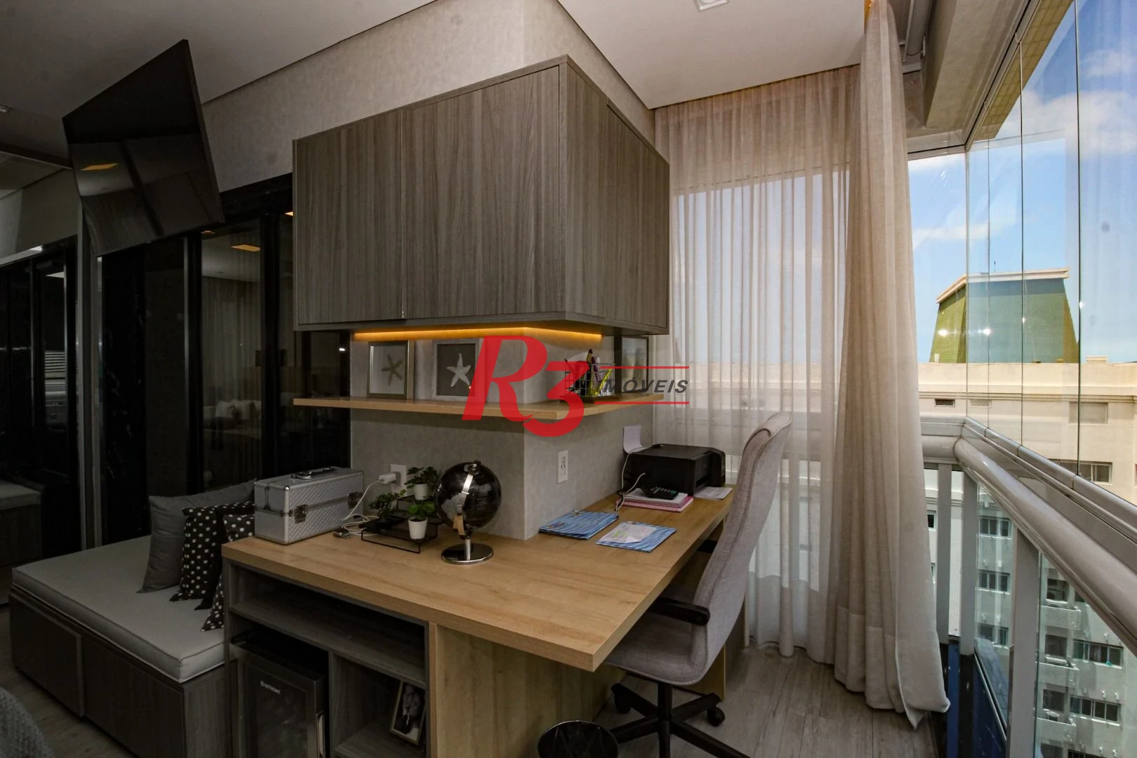 Apartamento com 1 dormitório à venda, 91 m² por R$ 2.380.000,00 - Aparecida - Santos/SP
