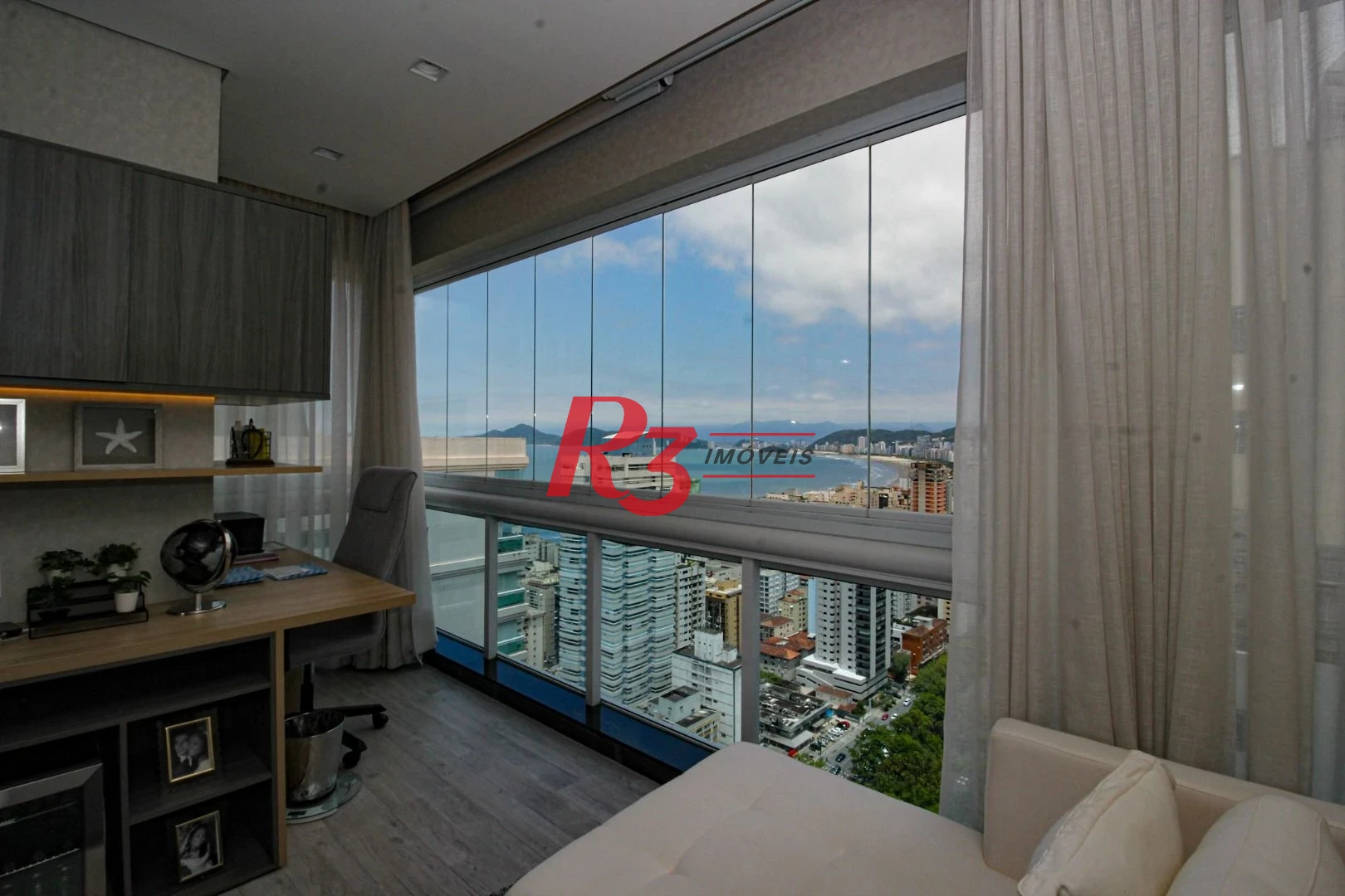 Apartamento com 1 dormitório à venda, 91 m² por R$ 2.380.000,00 - Aparecida - Santos/SP