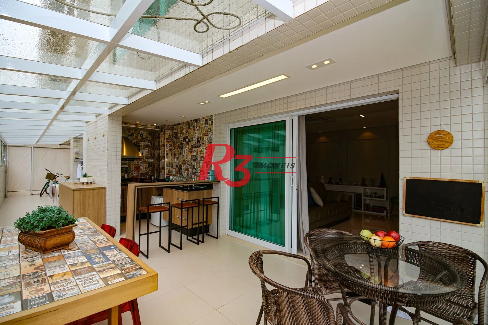 Apartamento Garden com 3 dormitórios à venda, 260 m² por R$ 2.300.000,00 - Embaré - Santos/SP