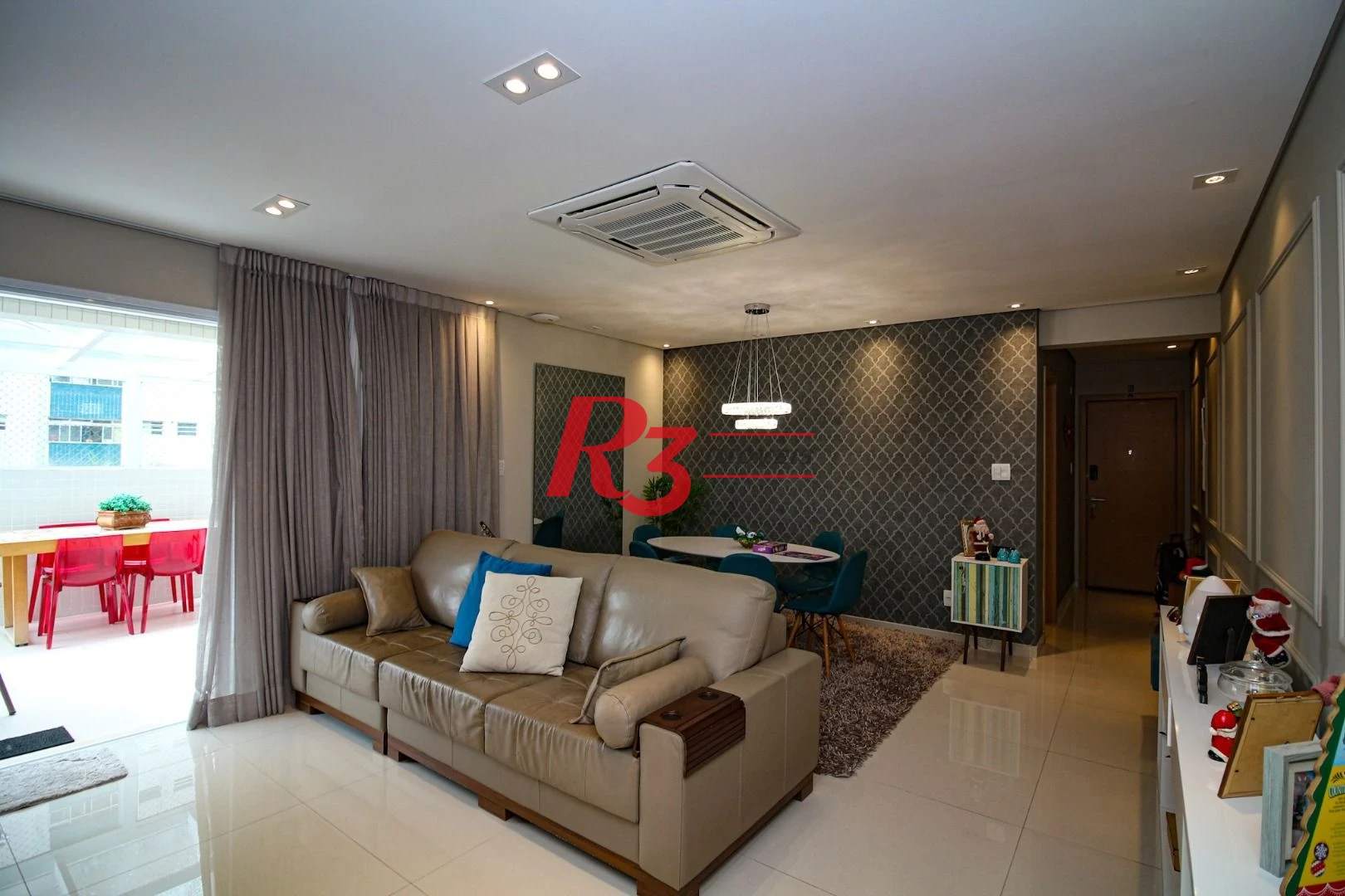 Apartamento Garden com 3 dormitórios à venda, 260 m² por R$ 2.300.000,00 - Embaré - Santos/SP