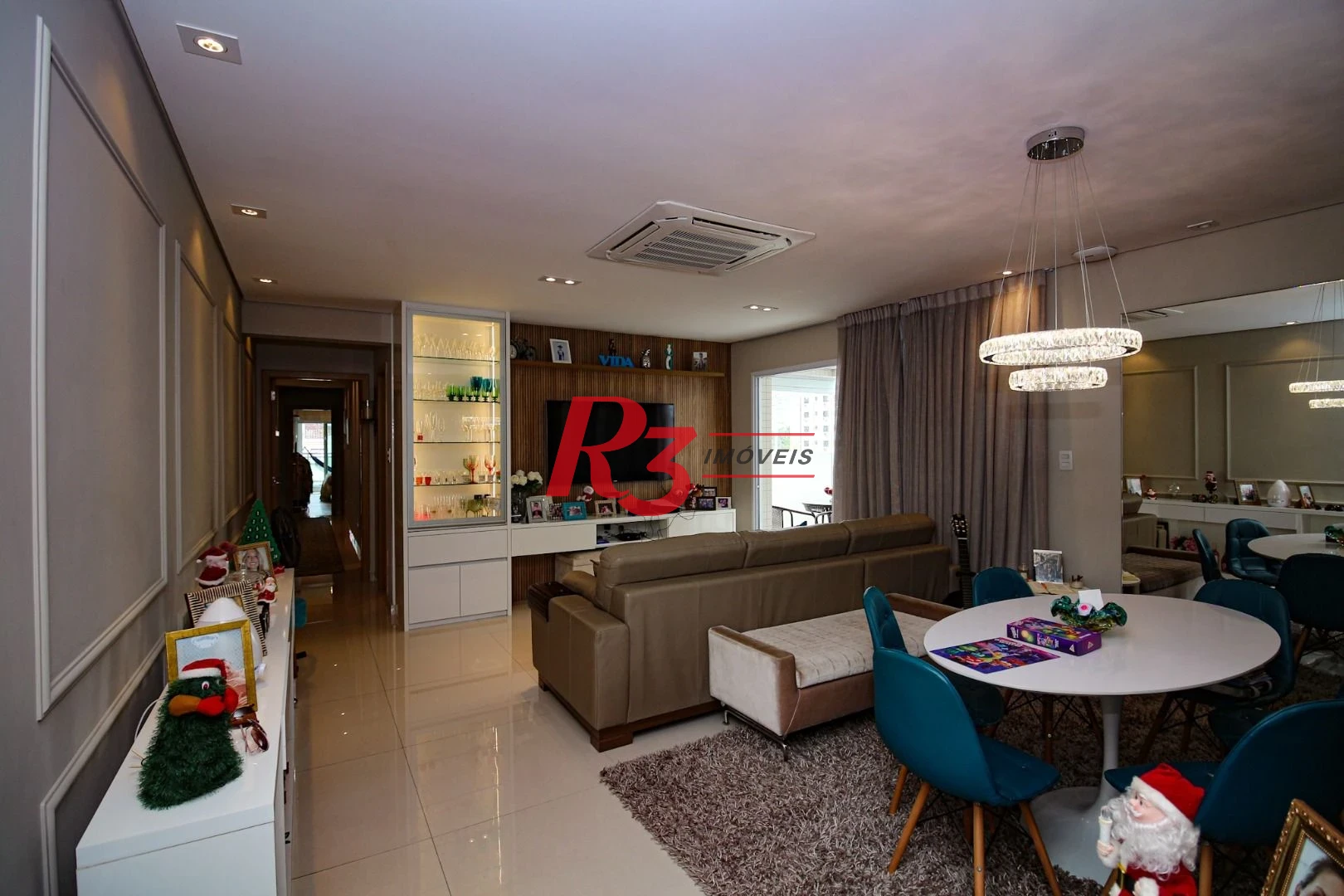 Apartamento Garden com 3 dormitórios à venda, 260 m² por R$ 2.300.000,00 - Embaré - Santos/SP