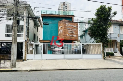 Sobrado com 4 dormitórios para alugar, 236 m² por R$ 18.104,17/mês - Embaré - Santos/SP