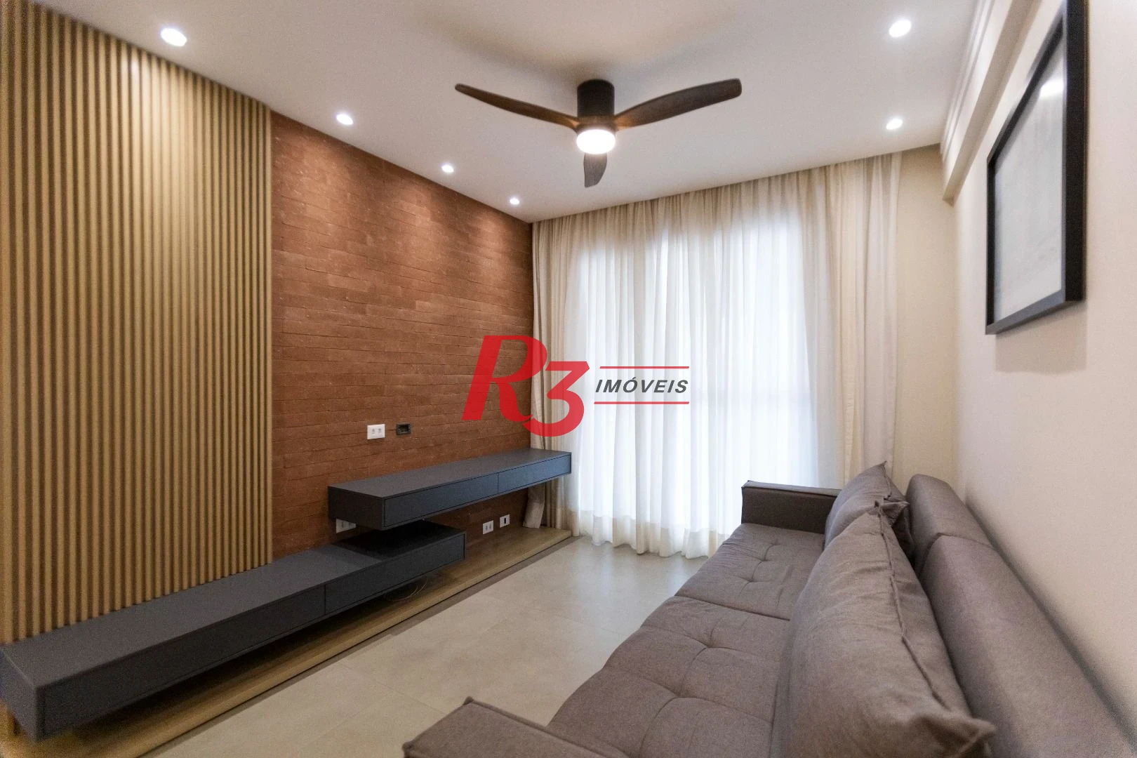 Apartamento com 3 dormitórios para alugar, 134 m² por R$ 12.500,02/mês - Gonzaga - Santos/SP