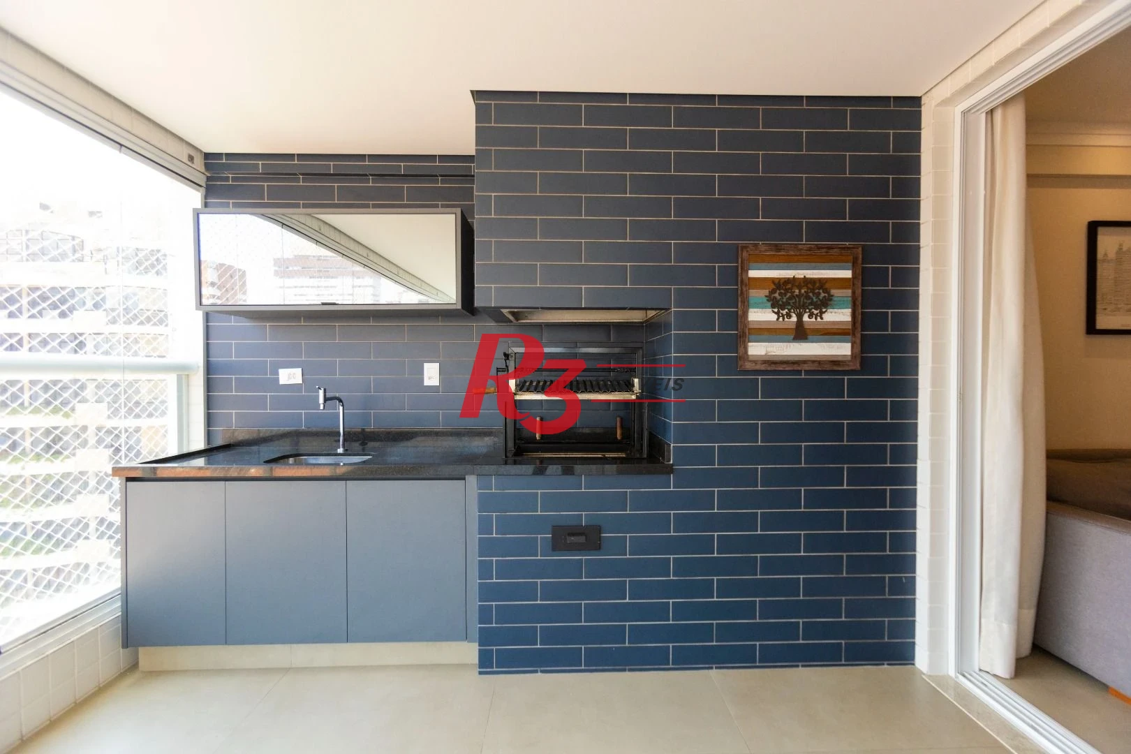 Apartamento com 3 dormitórios para alugar, 134 m² por R$ 12.500,02/mês - Gonzaga - Santos/SP