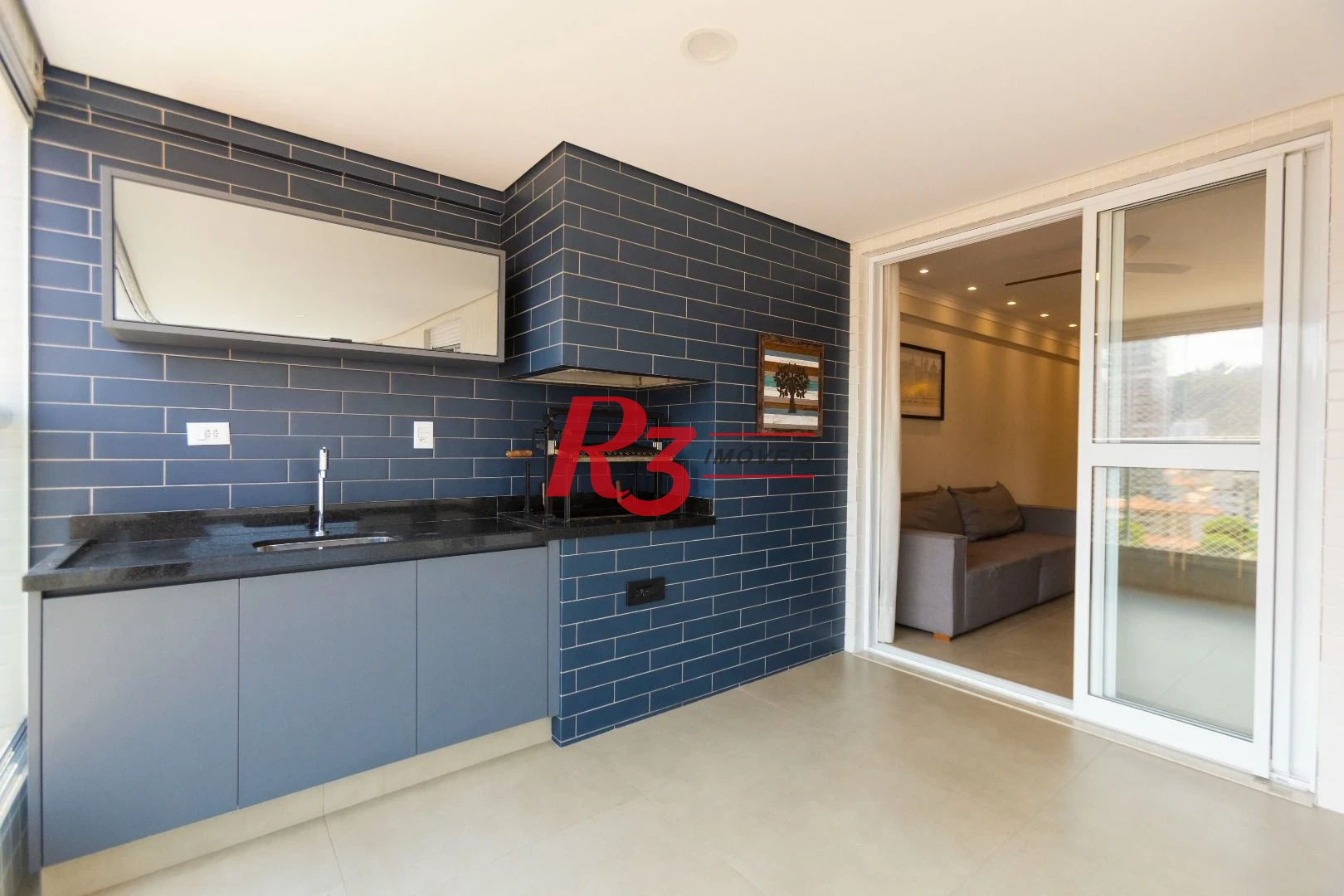 Apartamento com 3 dormitórios para alugar, 134 m² por R$ 12.500,02/mês - Gonzaga - Santos/SP