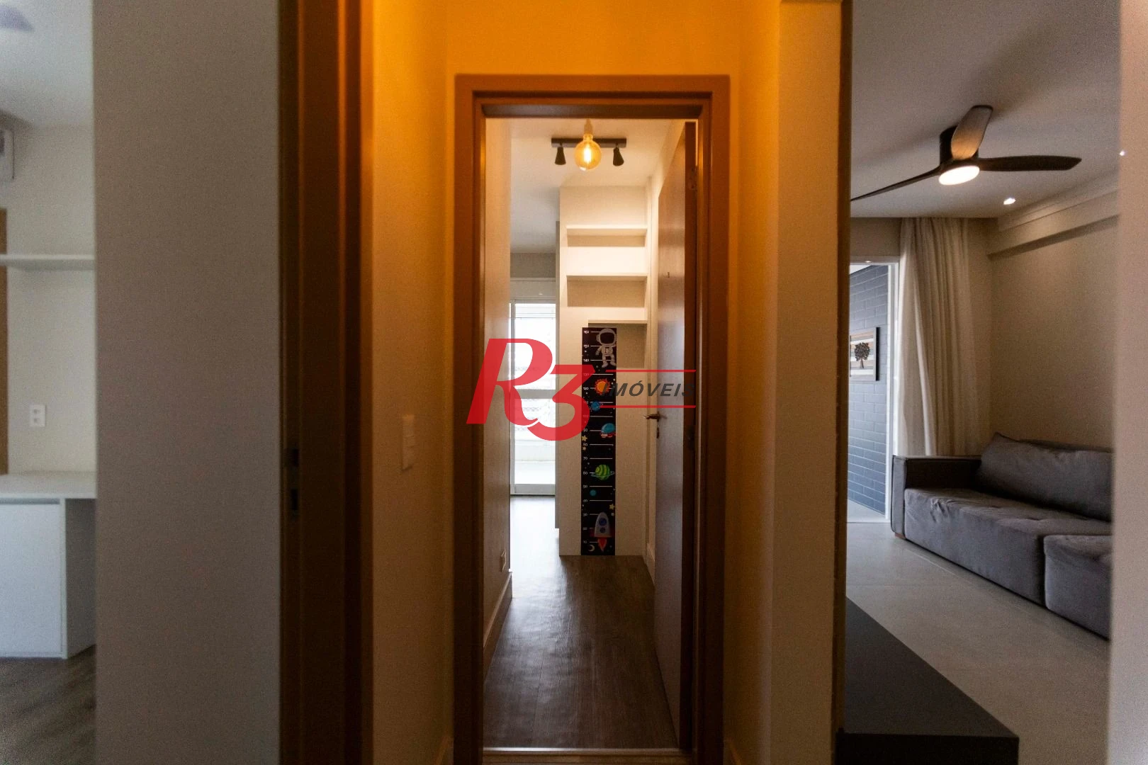 Apartamento com 3 dormitórios para alugar, 134 m² por R$ 12.500,02/mês - Gonzaga - Santos/SP